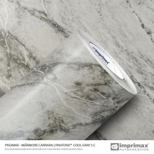 PISOMAX MÁRMORE CARRARA PVC 1,22X25MM   GLOSS 